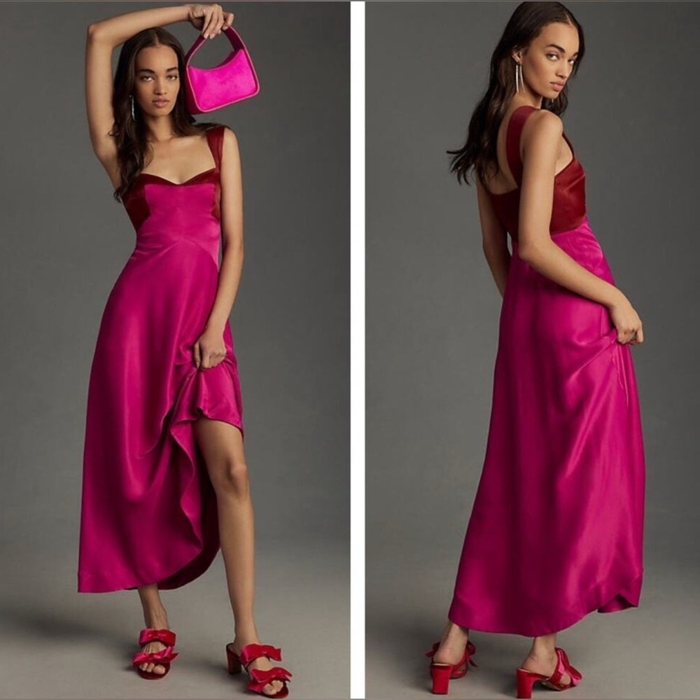 NWT Mauve by Anthropologie Pink Sleeveless Dress Medium